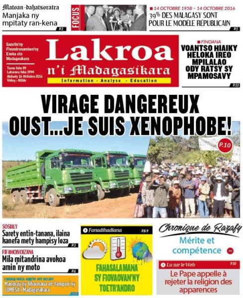 Lakroan'i Madagasikara, presse catholique