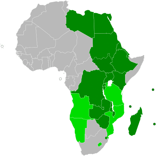 Sommet du Comesa 2016 pays membres