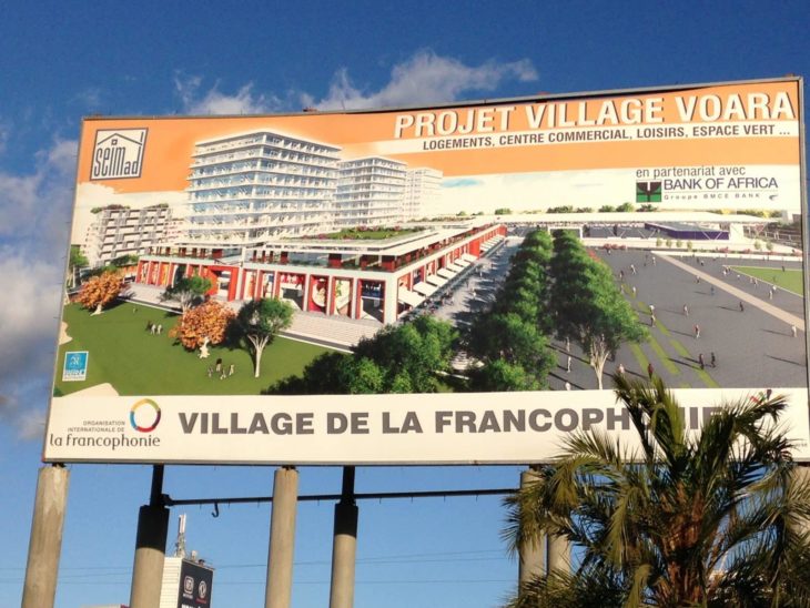 Projet de construction du village de la Francophonie 2016