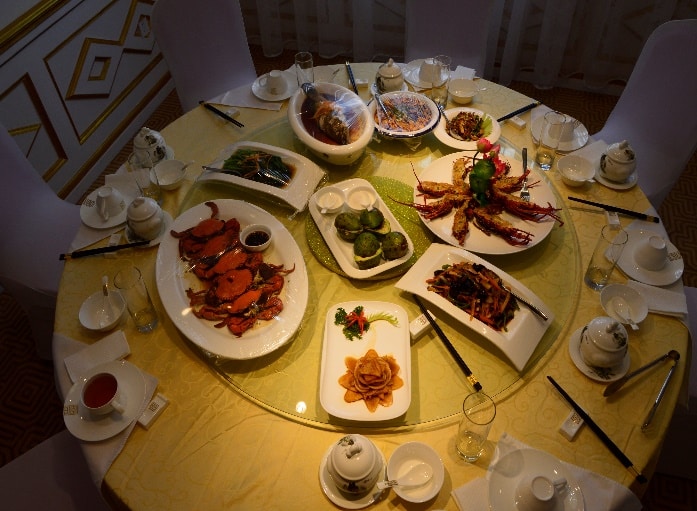 La restauration à l'Asia and Africa Hotel