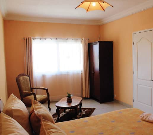La chambre double "Yellow" du K.méléon Hôtel