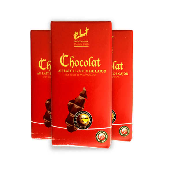 Tablette lait et noix de cajou