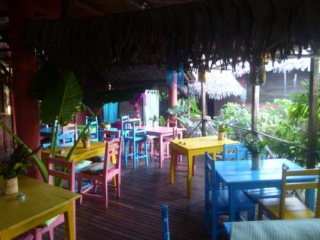 Ecolodge Ravoraha, Salle en terrasse