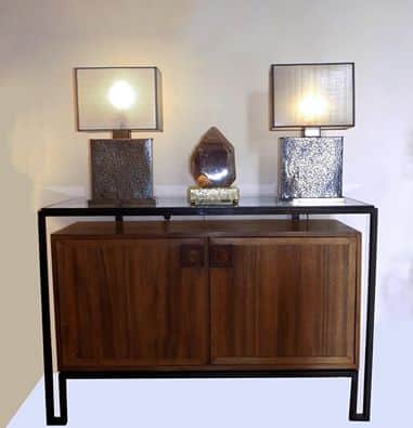 Console créée par La Ferronnerie d'Art