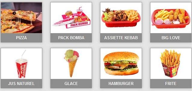 Gastronomie Pizza fastfood