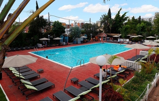 Hôtel Carlton, piscine