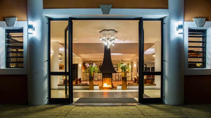 Entrée de l'hôtel Plumeria
