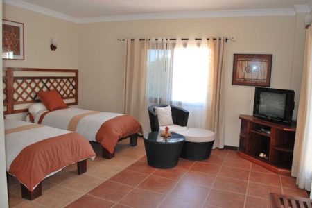 Chambre à l'hôtel Le Royal Palace