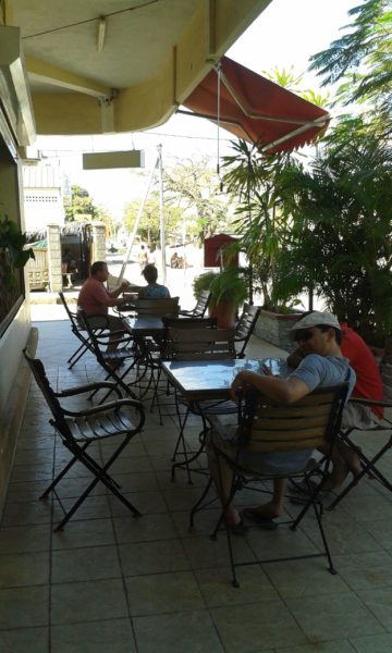 La Rotonde, terrasse