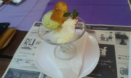 Le B Glace citron-pistache