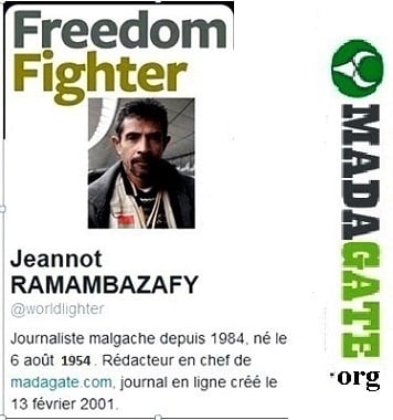 Le Directeur de publication et Rédacteur en chef de Madagate