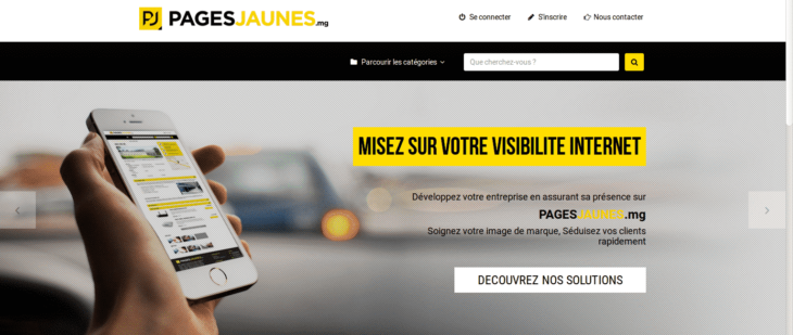Pages Jaunes publicité PagesJaunes.mg