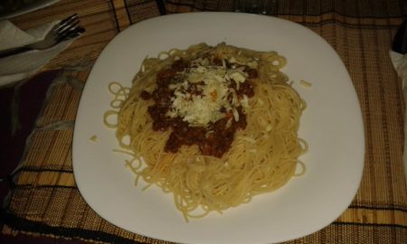 Restaurant 5e avenue Spaghetti bolognaise