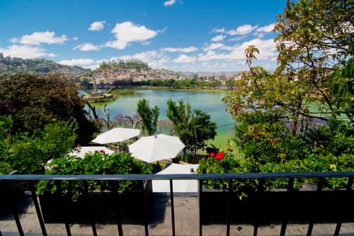 Vue sur le lac Anosy, depuis la terrasse du restaurant Citizen