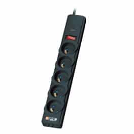 Prise Parafoudre UPS TECHNOLOGY Black 5 Sorties