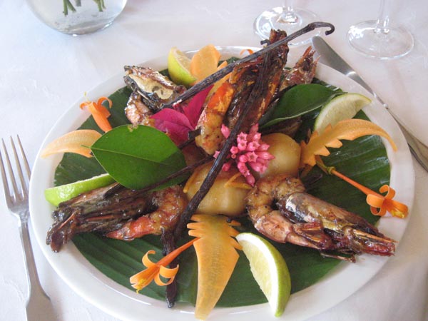 Le restaurant Villa Vanille